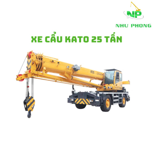 Cho thuê xe cẩu KATO 25 tấn